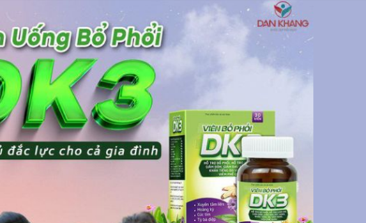 Bộ Y tế cảnh báo người tiêu dùng về viên bổ phổi DK3